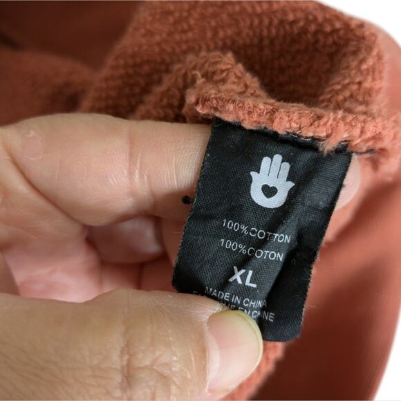 Spiritual Gangster x Peloton Sweatshirt XL Terracotta Crew Pullover Yoga Sweater - Picture 7 of 8